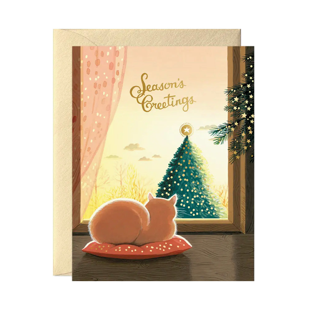 Golden Hour Eve Christmas Card