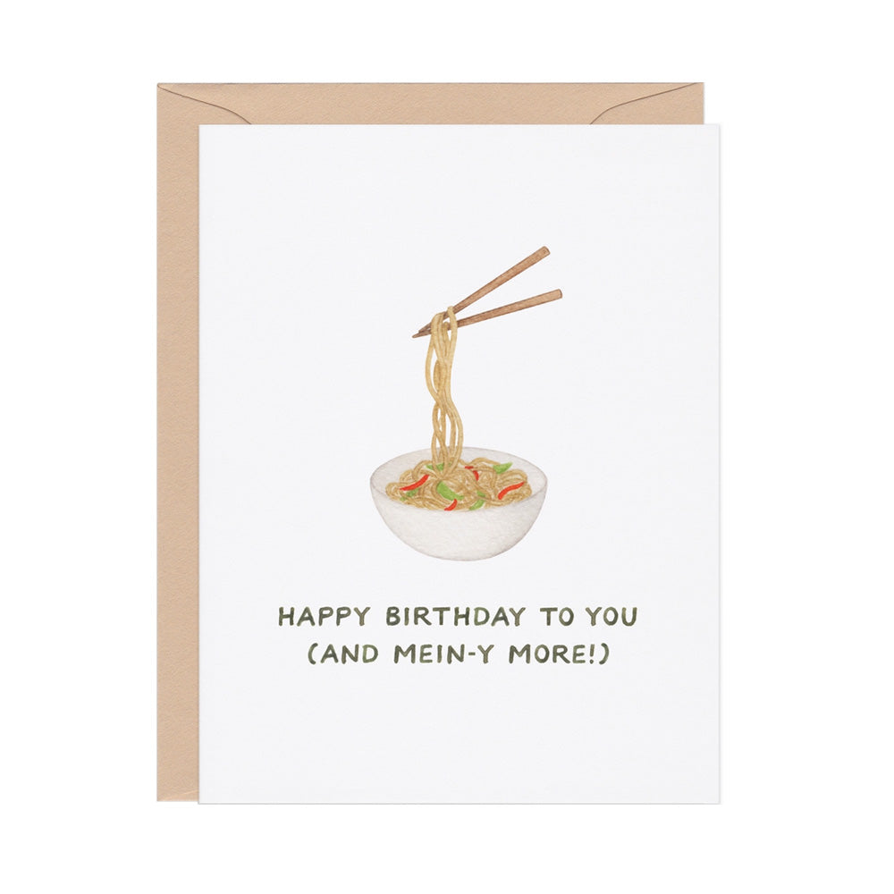 Mein-Y More Years Birthday Card