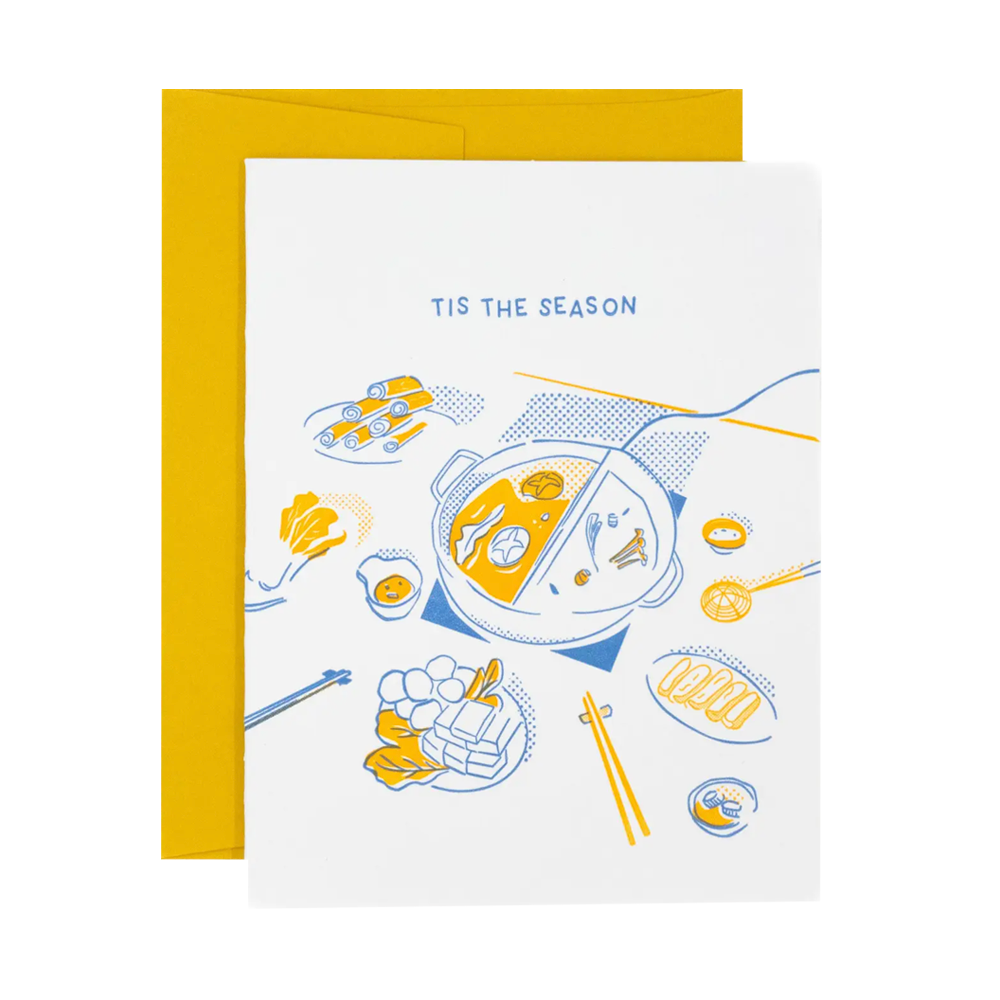 Tis the Season For Hot Pot Card