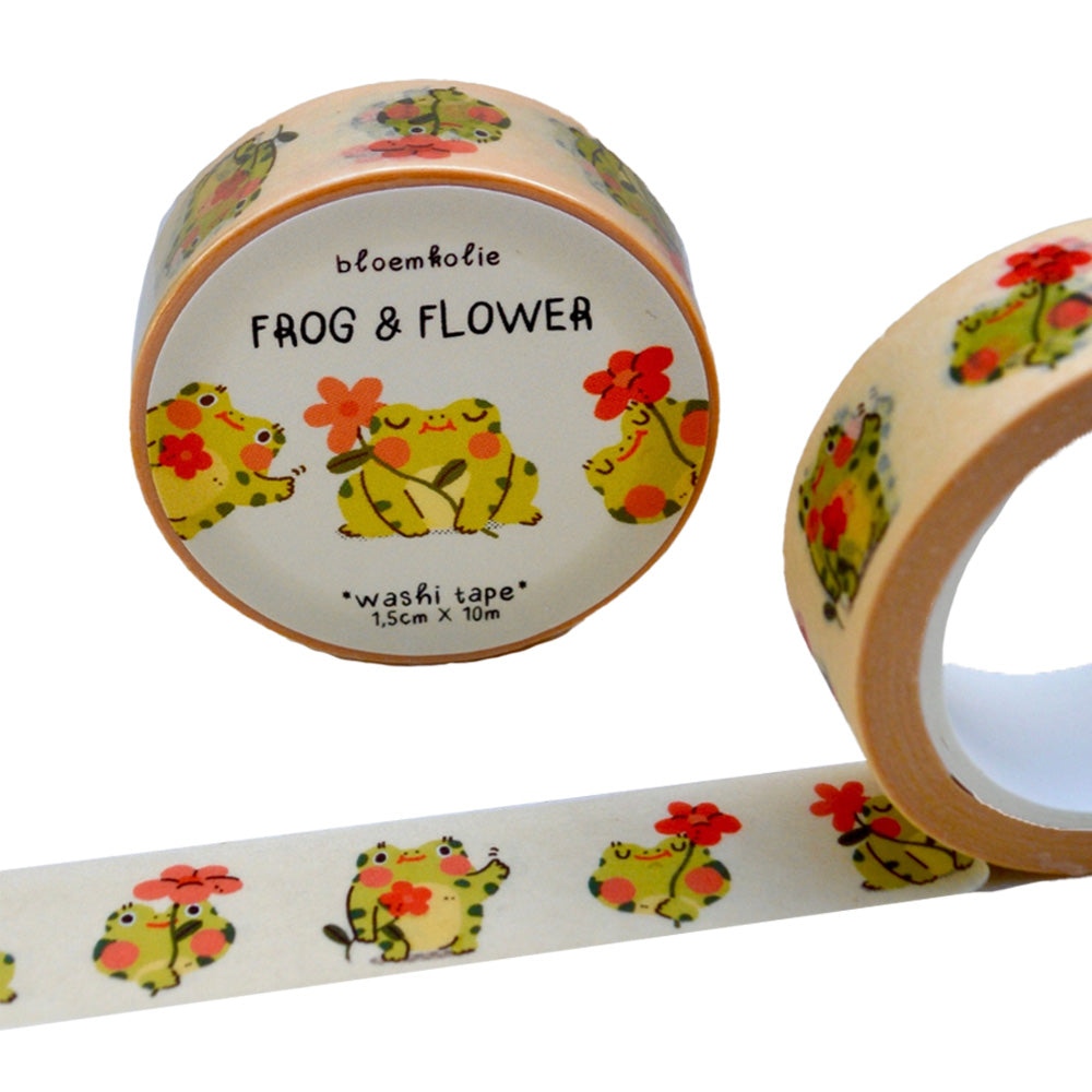 Frog & Flower Washi Tape - M.Lovewell