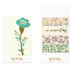 Kitta Washi Masking Tape - Flower 4