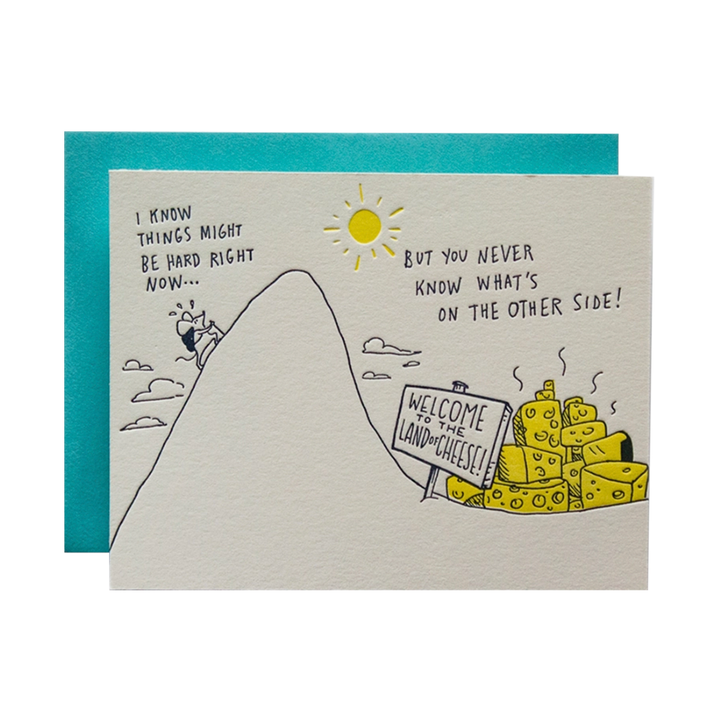 Land of Cheese Encouragement Card