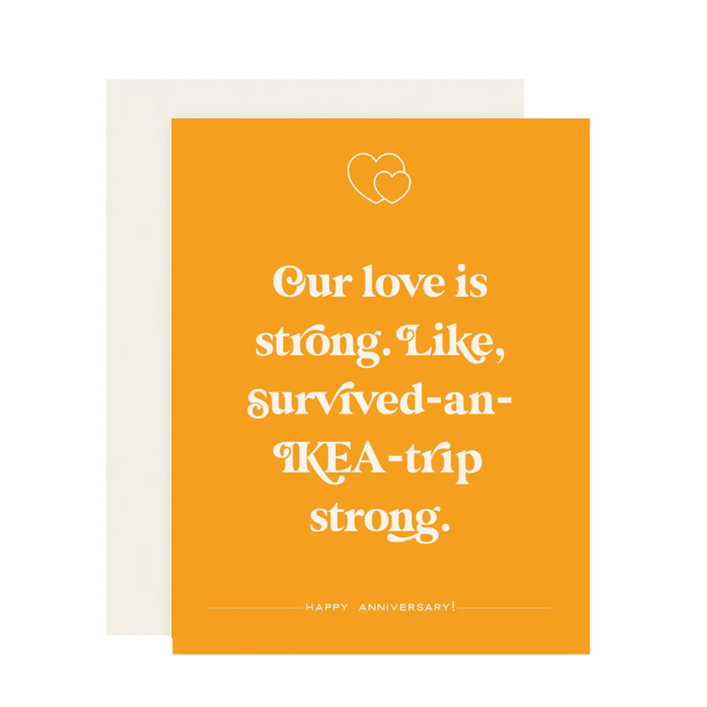 Survived Ikea Anniversary Card