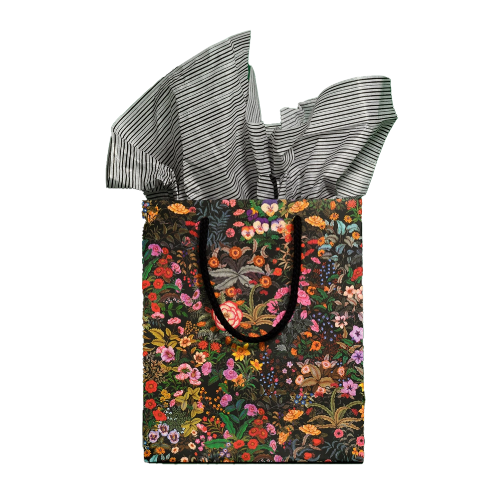 Black Stripe Tissue Paper