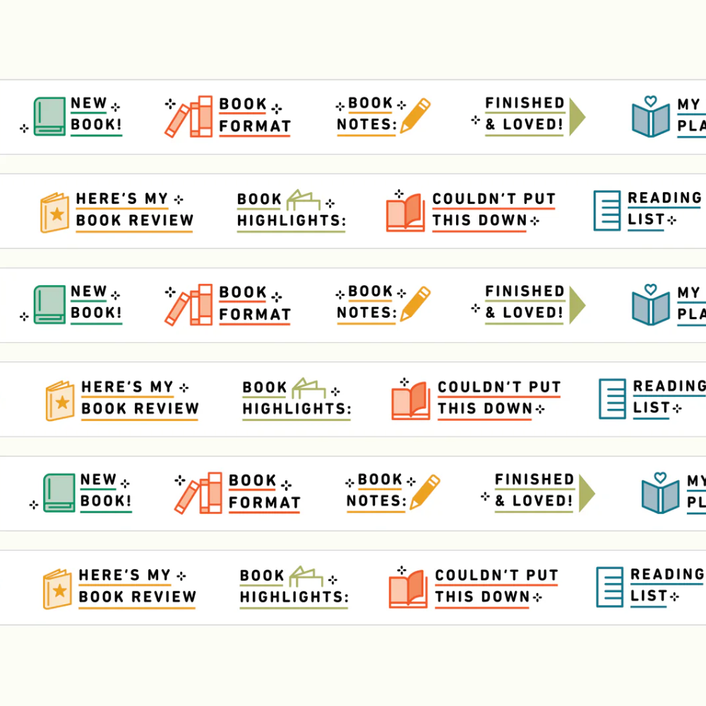 Reading Prompts Washi Tape