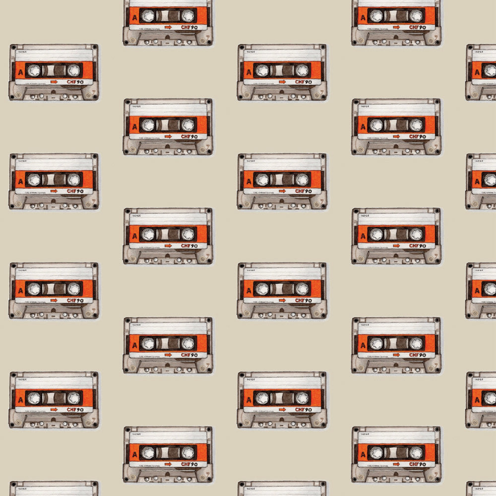 Cassette Tape Gift Wrap