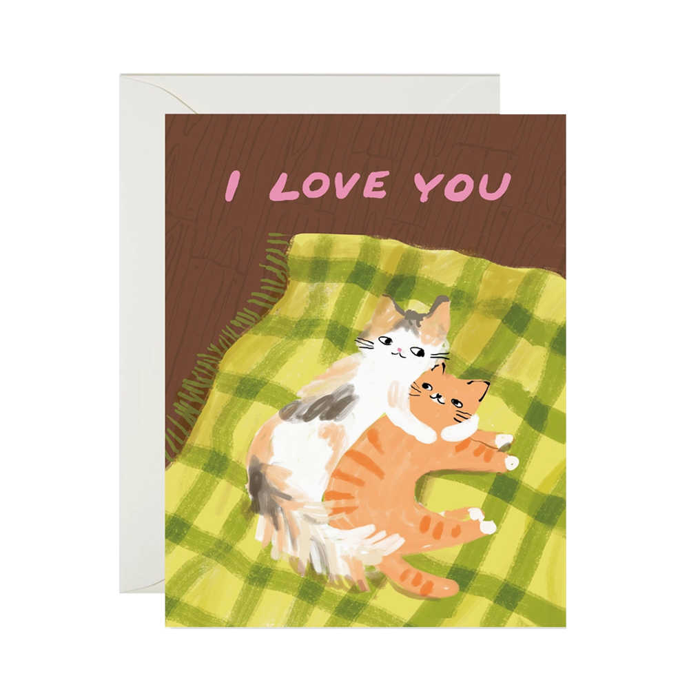 Cat Snuggle Card