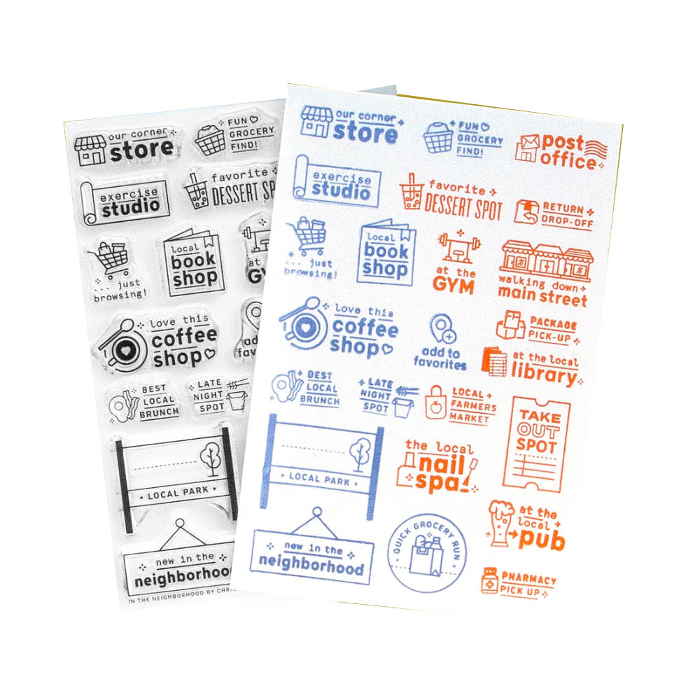 In the Neighborhood Clear Stamp Set