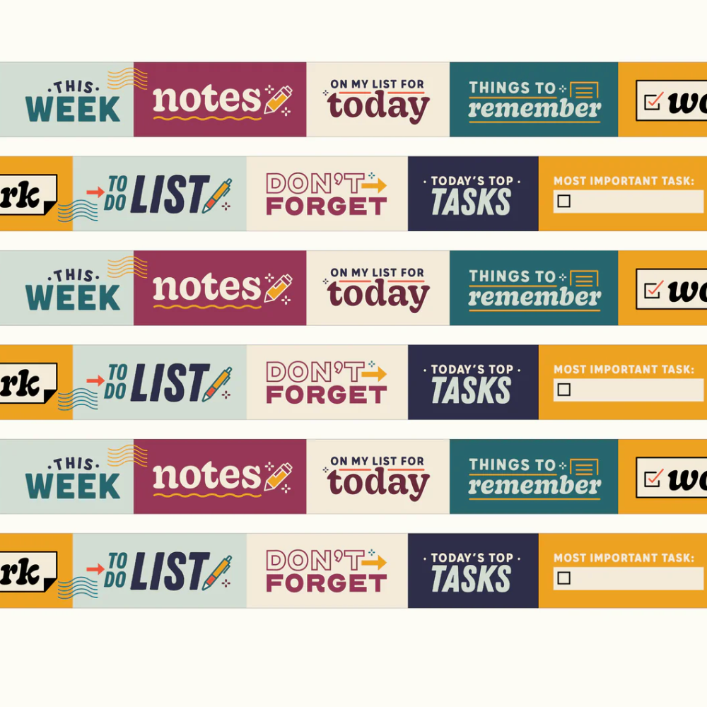 This Week Washi Tape