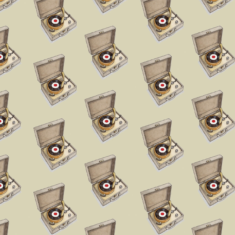 Record Player Gift Wrap