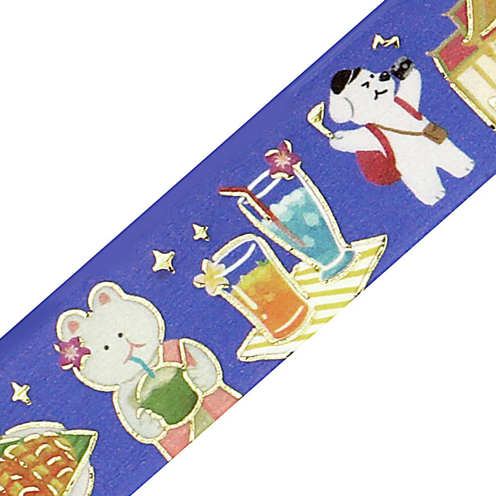 BGM Washi Tape - World Cafe Travel - Thailand