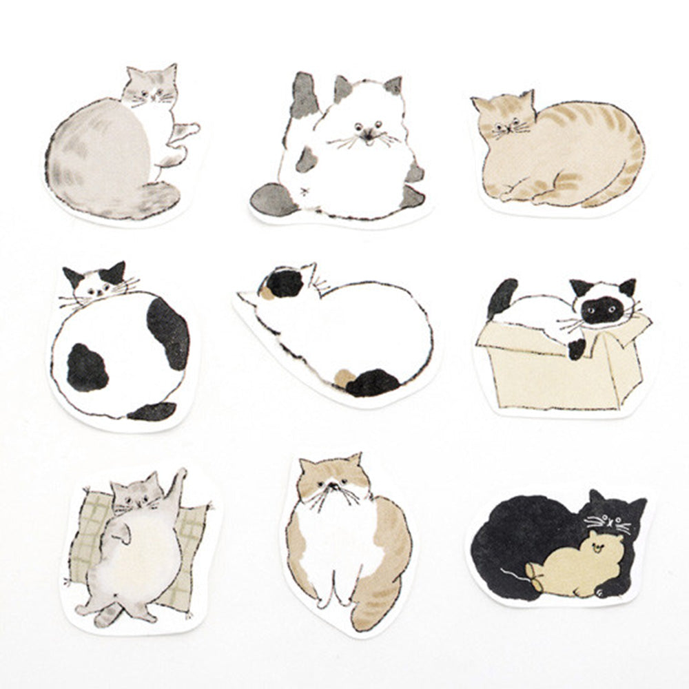 Bande Washi Tape Sticker - Yuru Neko Memo