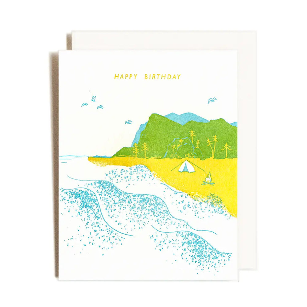 Beachy Birthday Card - M.Lovewell