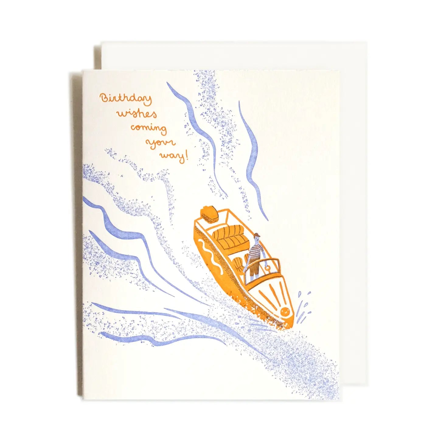 Birthday Boat Card - M.Lovewell
