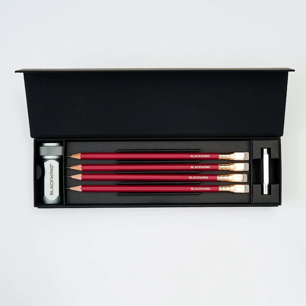 Blackwing Pencil Essentials Set - Matte Red