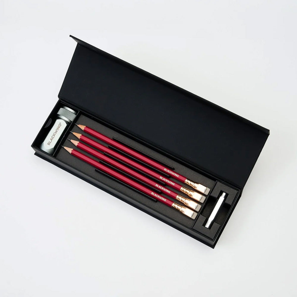 Blackwing Pencil Essentials Set - Matte Red
