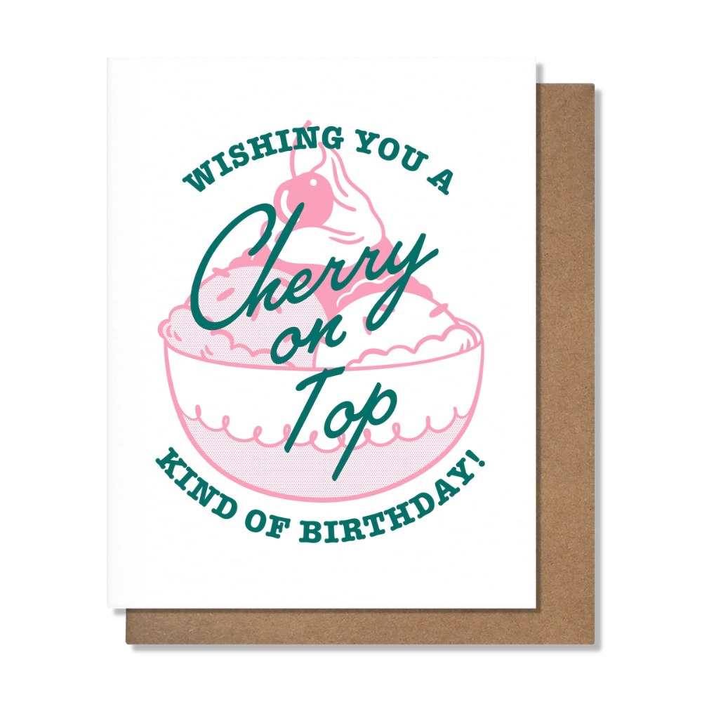 Cherry on Top Birthday Card - M.Lovewell