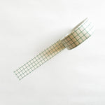 Classiky Grid Washi Tape 18mm - Green