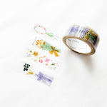 Flowers (Ohana) Miki Tamura Clear Washi Tape