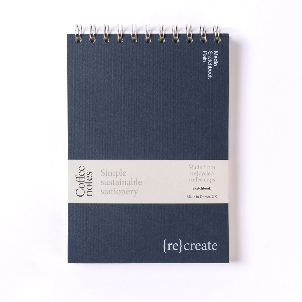 Coffee notes Medio Sketchbook - Indigo