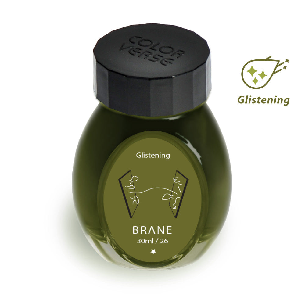 Colorverse Fountain Pen Ink Glistening - No. 26 Brane - M.Lovewell