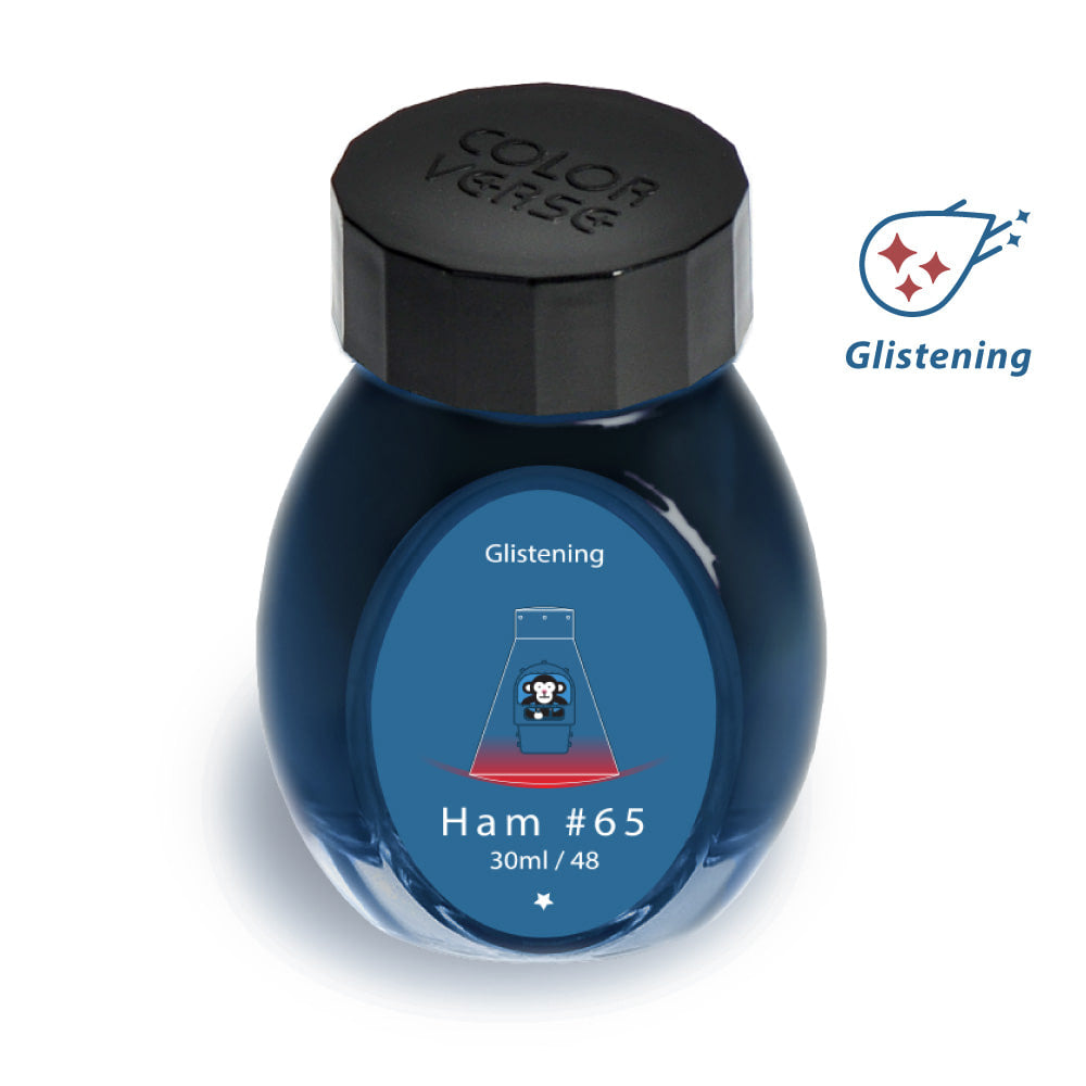 Colorverse Fountain Pen Ink Glistening - No. 48 Ham #65 - M.Lovewell