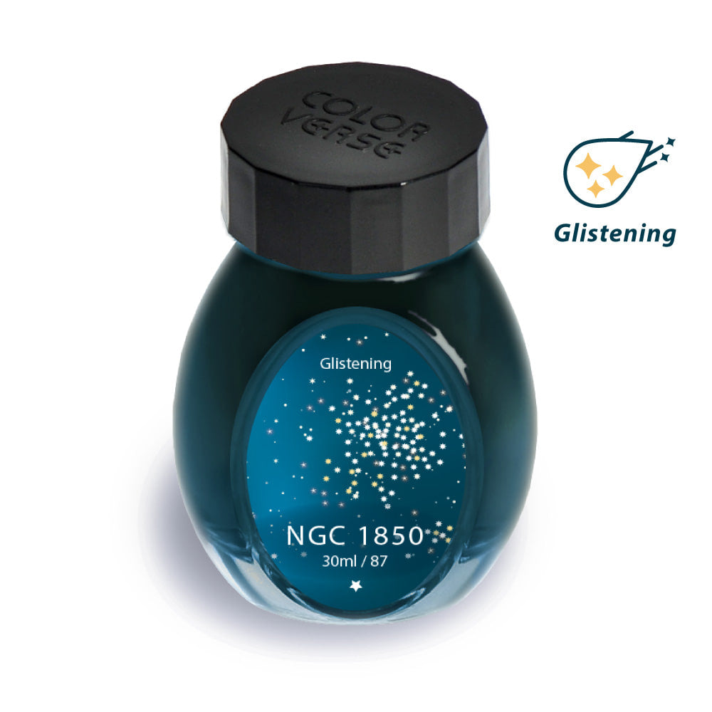 Colorverse Fountain Pen Ink Glistening - No. 87 NGC 1850 - M.Lovewell
