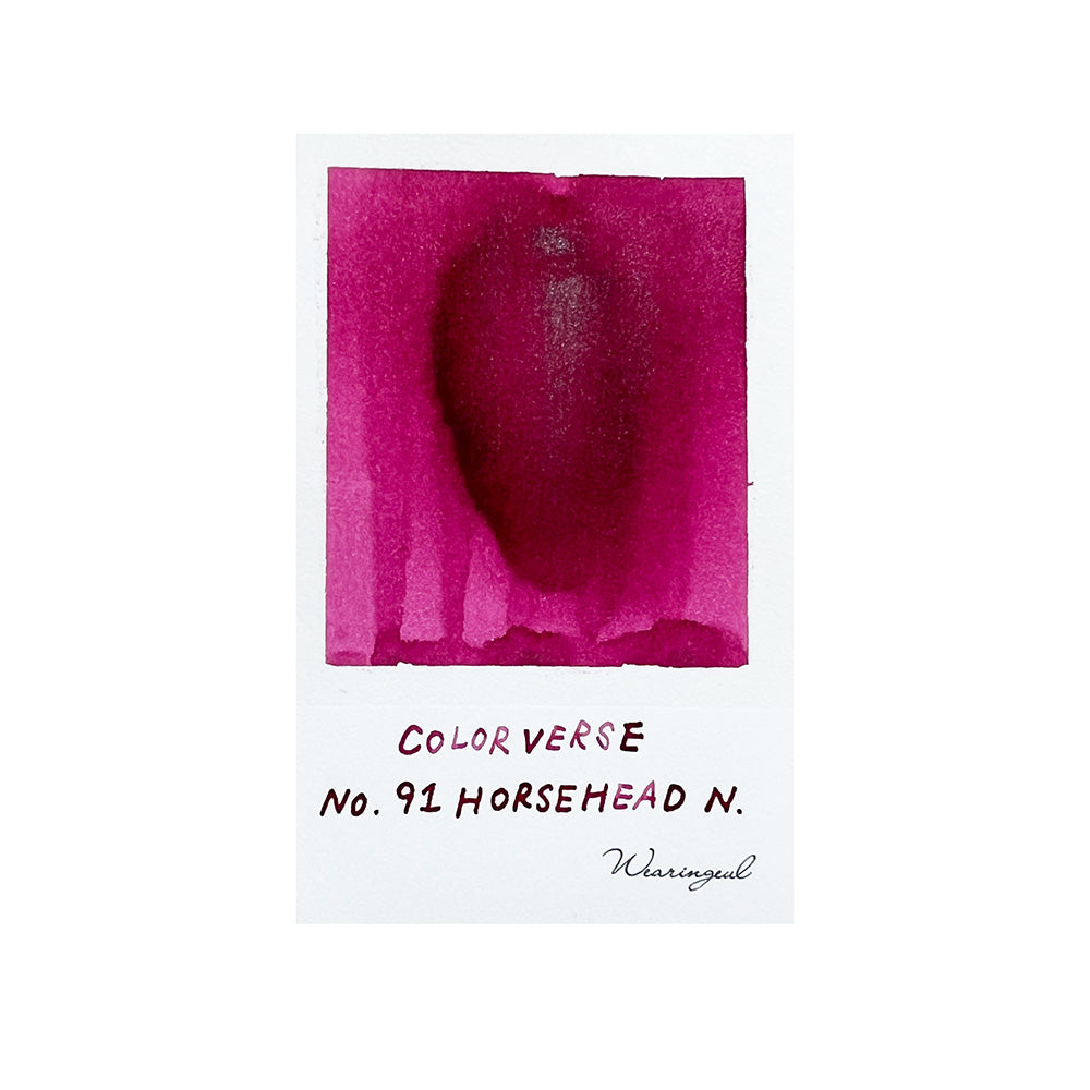 Colorverse Fountain Pen Ink Glistening - No. 91 Horsehead Nebula - M.Lovewell