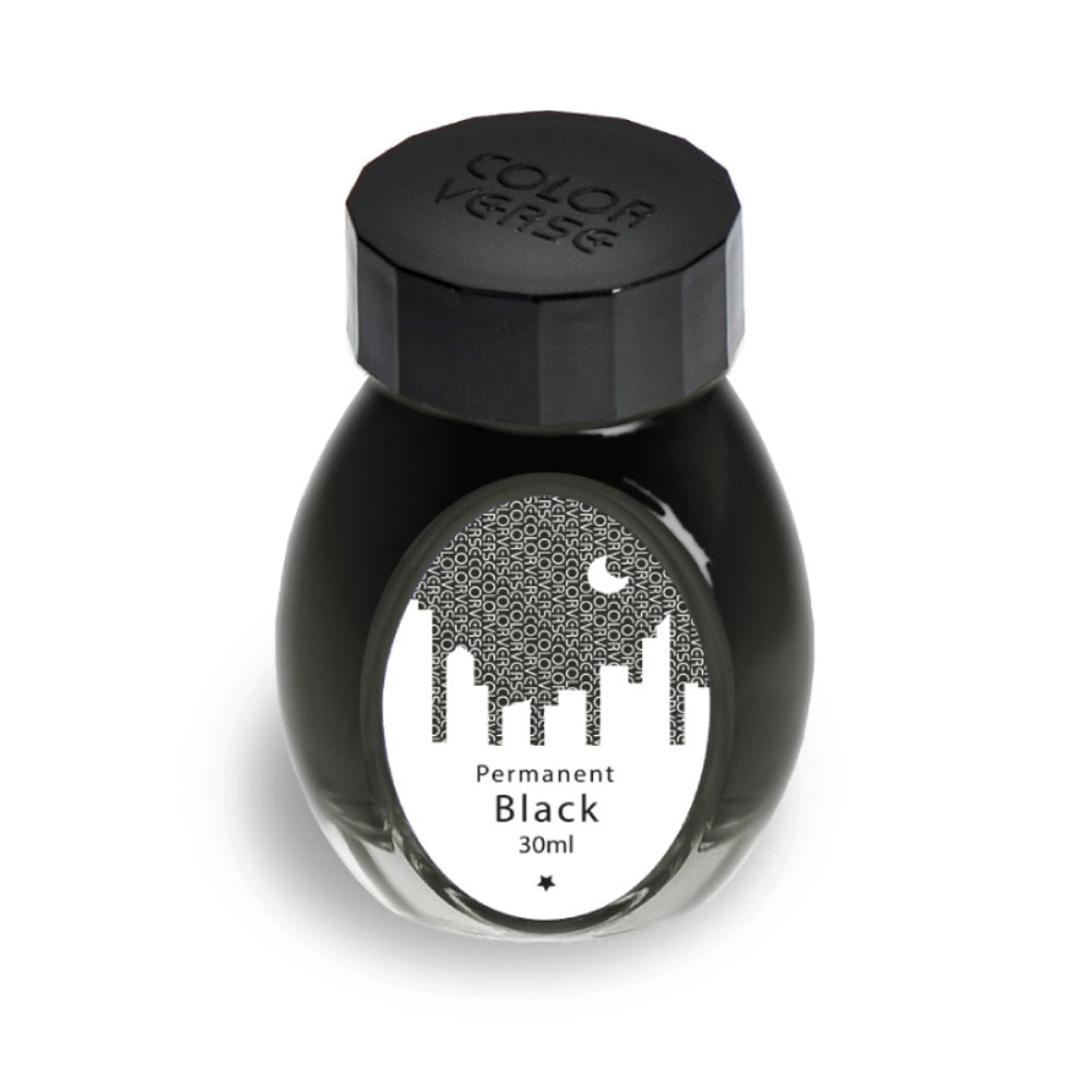 Colorverse Fountain Pen Ink Office Series - Permanent Black | M.Lovewell