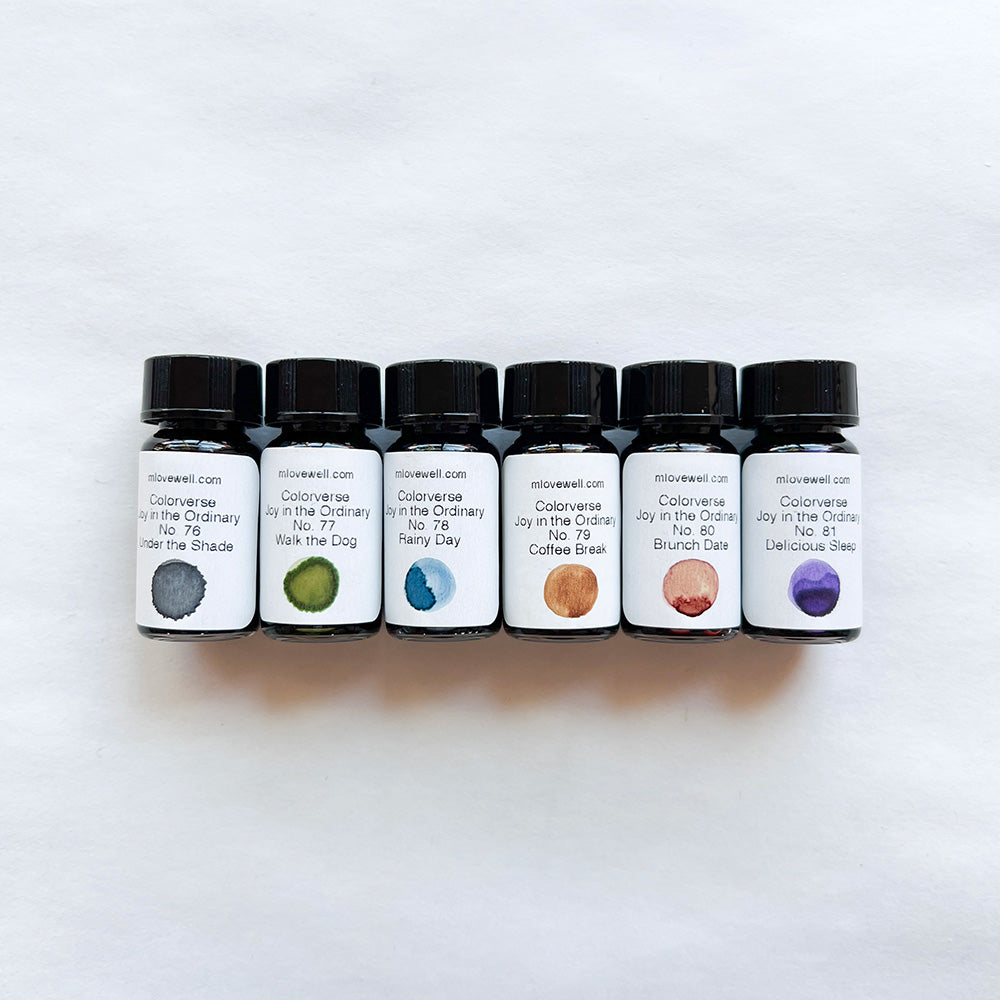 Colorverse Joy in the Ordinary 5ml Fountain Pen Ink Samples