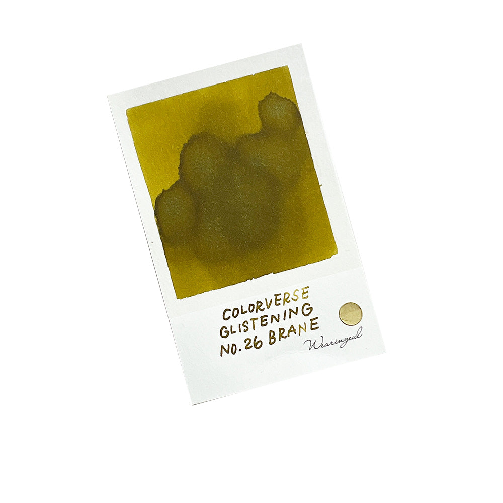 Colorverse Fountain Pen Ink Glistening - No. 26 Brane - M.Lovewell