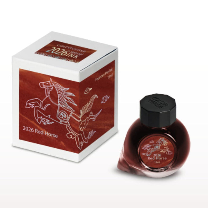 Colorverse Fountain Pen Ink - 2026 Year of the Horse - Standard Ink - M.Lovewell