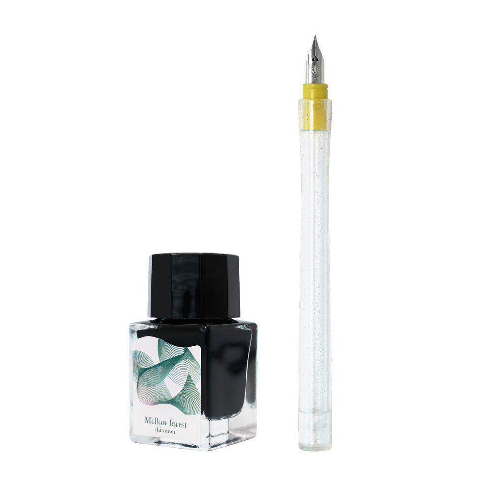 Sailor Dipton Shimmer Mellow Forest Ink+Hocoro Dip Pen Set (Limited Edition)