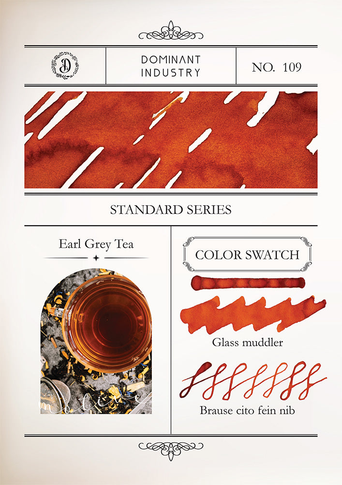 Dominant Industry Fountain Pen Ink - No. 109 Earl Grey Tea