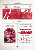 Dominant Industry Fountain Pen Ink - Pearl Series - No. 5 Apple Blossom