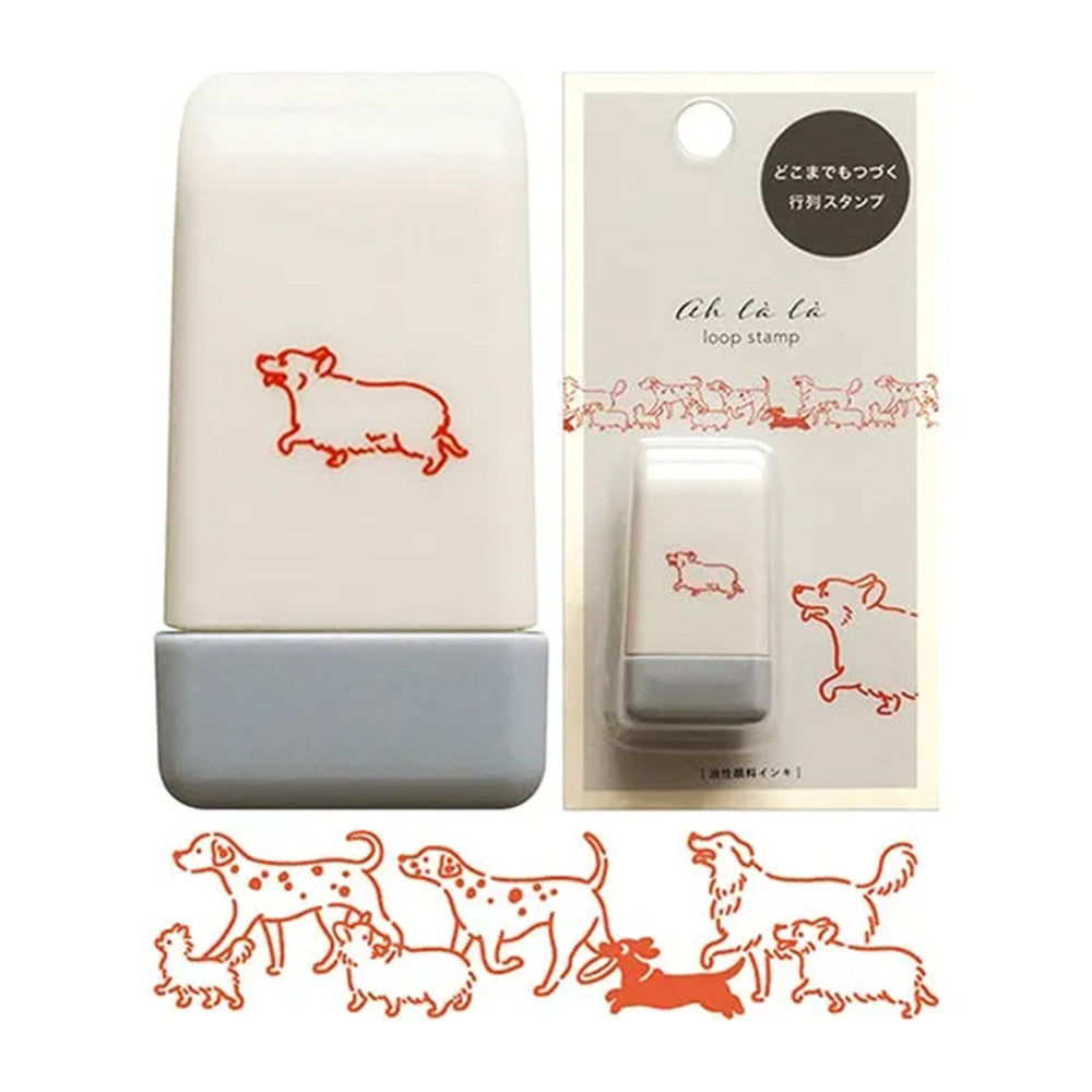 EL COMMUN Ah la la Loop Stamp - Dogs