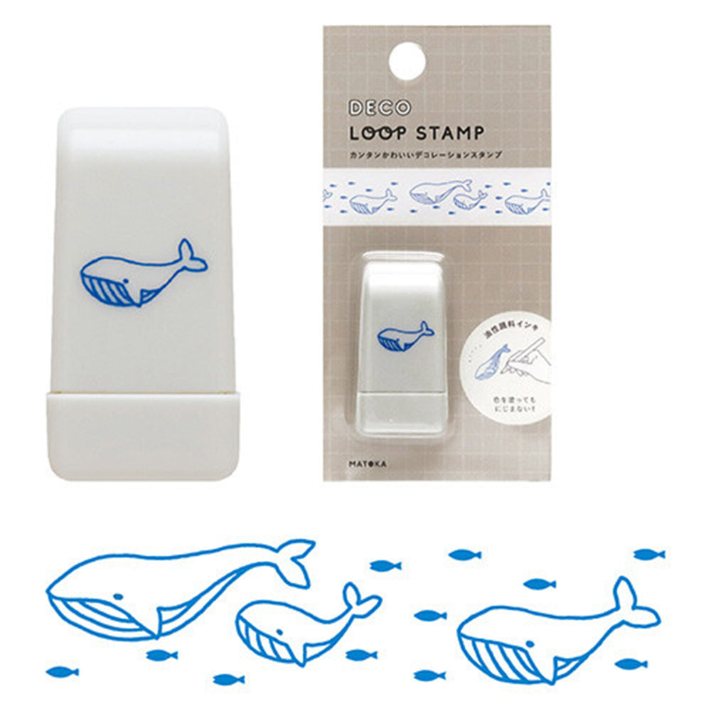 EL COMMUN Deco Loop Stamp - Whale | M.Lovewell