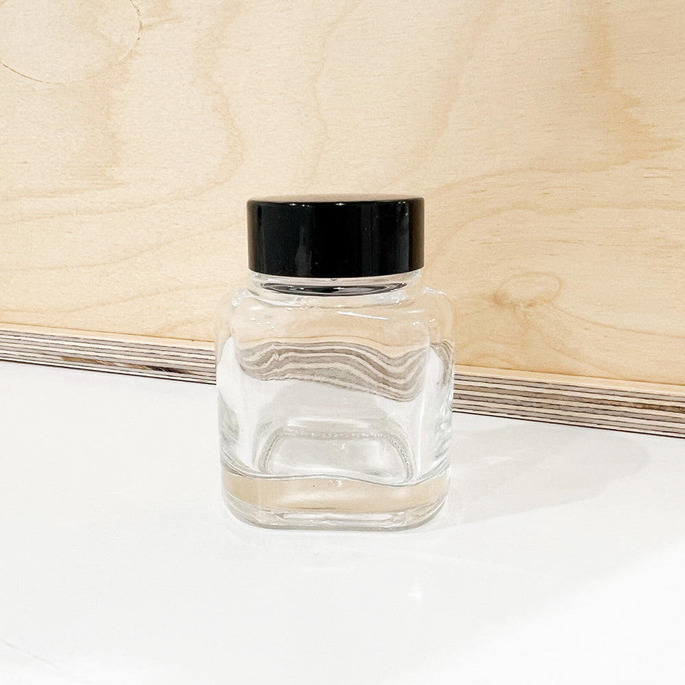 Empty Glass Fountain Pen Ink Bottle - M.Lovewell