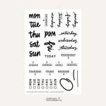 Day by Day Mini Clear Stamp Set