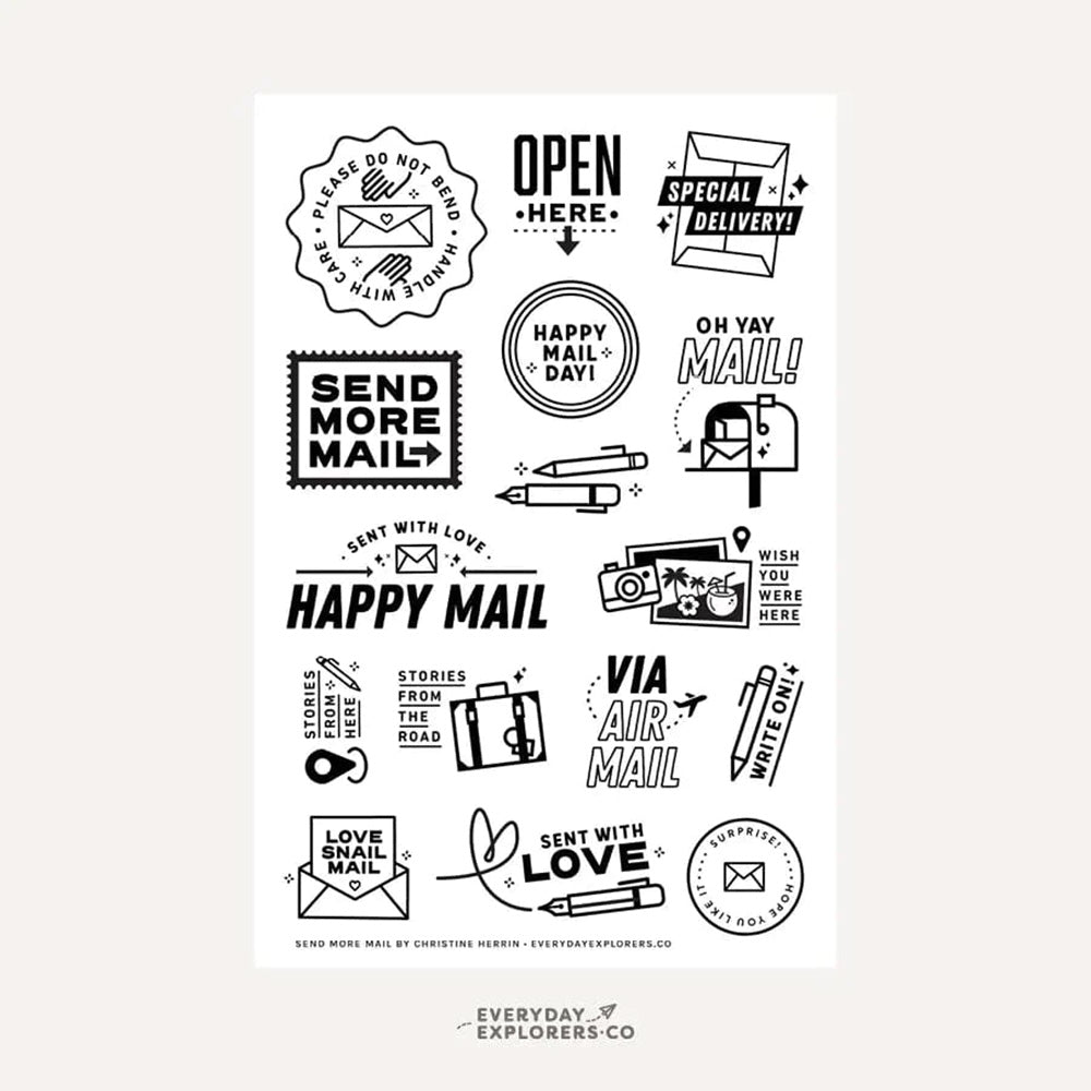 Send More Mail Clear Stamp Set