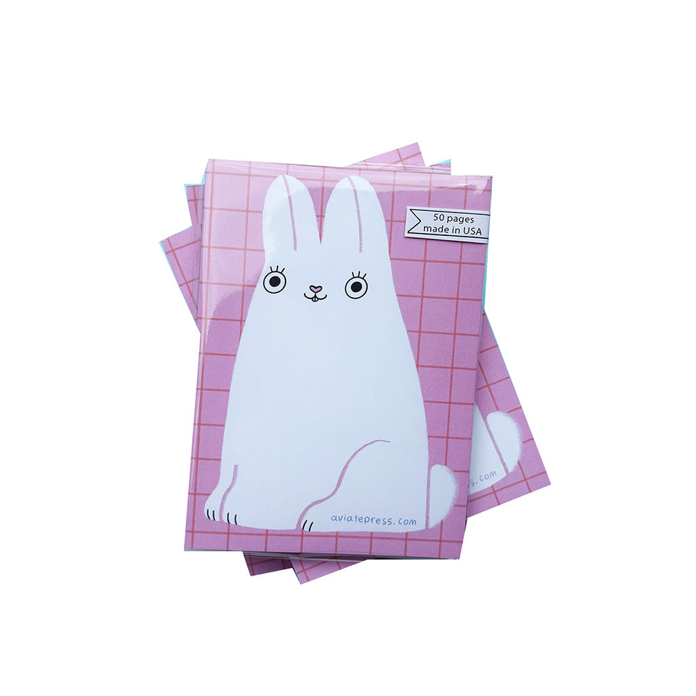 Fluffy Bunny Notepad – M.Lovewell