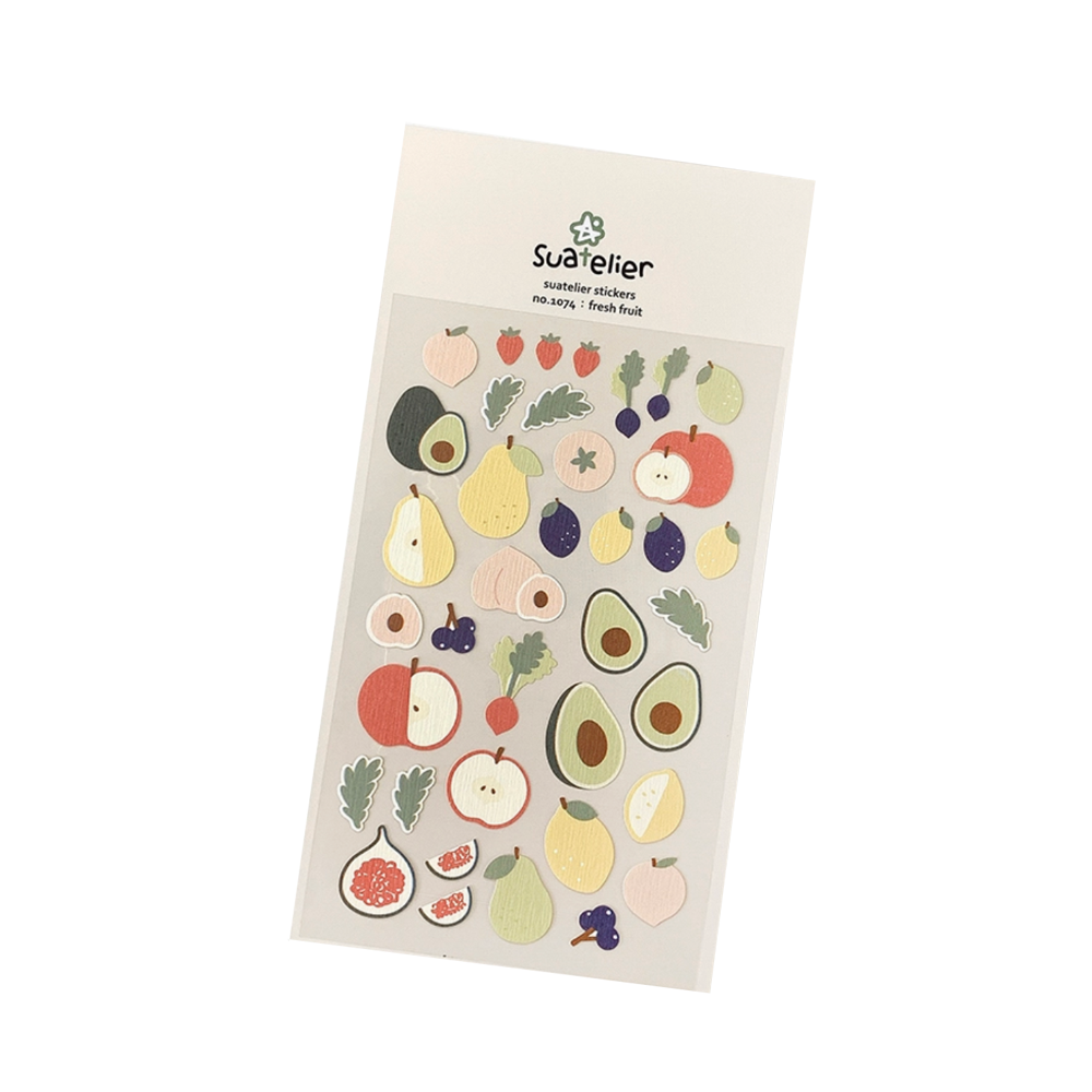 Ladybug Fruit Sticker Fresh Fruit Stickers โ M.Lovewell