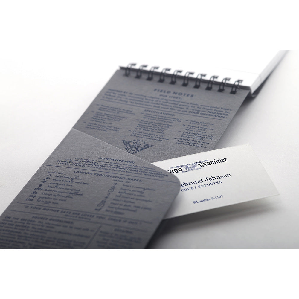 Front Page Reporter's Notebook