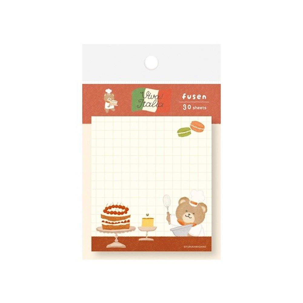 Furukawashiko Sticky Notes - Dessert Bear