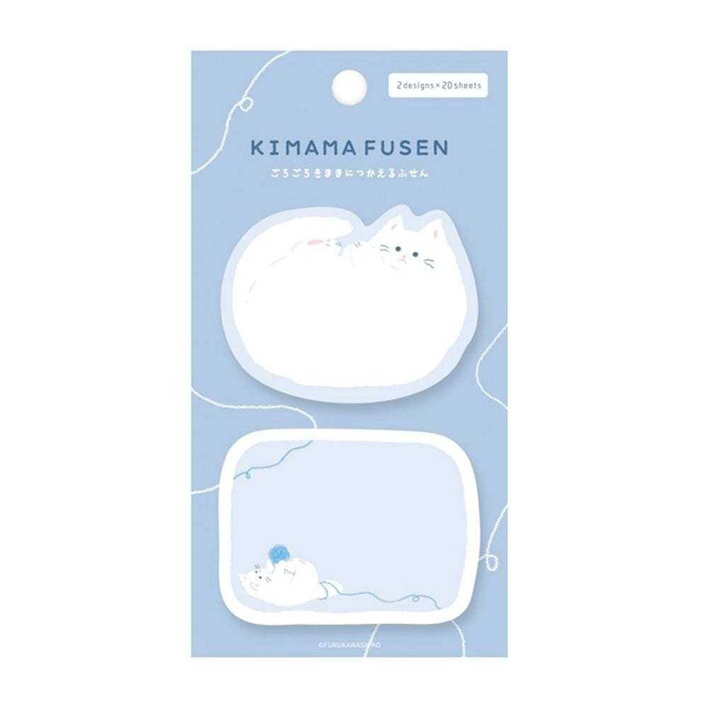 Furukawashiko Sticky Notes - Kimama Fusen - Littering Cat
