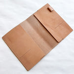 Galen Leather A5 Notebook Cover - Undyed
