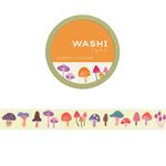 Colorful Mushrooms Washi Tape