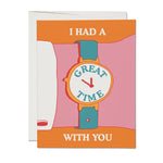 Great Time Thank You Greeting Card