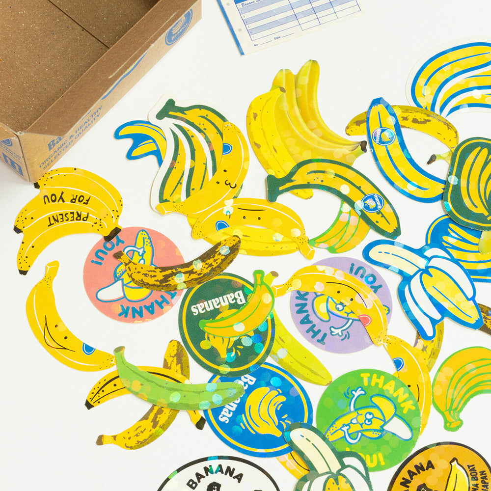 Hako Seal Stickers - Bananas Box