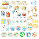 Hako Seal Stickers - Dairy Box